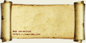 Tina Denić vizit kartica